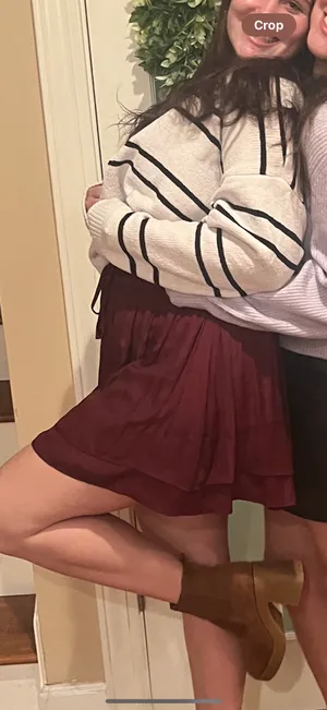 Maroon She+sky Skirt  thumbnail 1