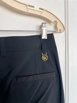 Williams Athletic Club • Toni Golf Pant black wide leg flat front trouser light thumbnail 11