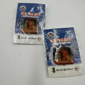 2 New York Mets Mike Cameron 2005 Pin Collection MLB Baseball NY Times Lot of 2 thumbnail 3