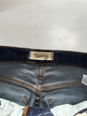 Madewell 10" High-Rise Skinny Jeans‎ in Dark Wash Size 25 thumbnail 5