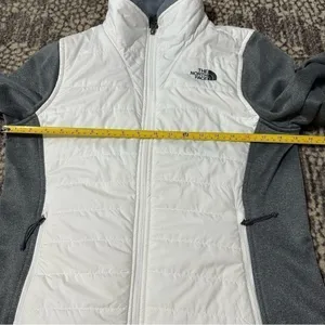 THE NORTH FACE Women's Size M White Charcoal Gray ThermoBall Activewear Jacket thumbnail 7