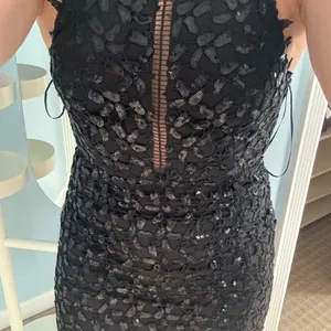 Bardot black sequenced dress thumbnail 4