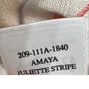 Rails Amaya‎ Juliette Stripe Tiered Linen Blend Midi Dress Pink Purple Medium thumbnail 4