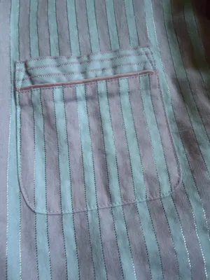 Victoria’s Secret Pink Striped Button Up Shirt Size L Pajama Lounge Top thumbnail 7