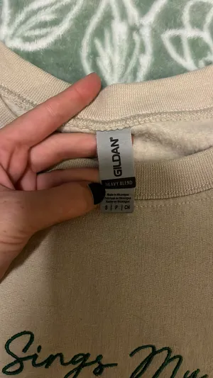 Gildan Beige Christian Sweatshirt thumbnail 3