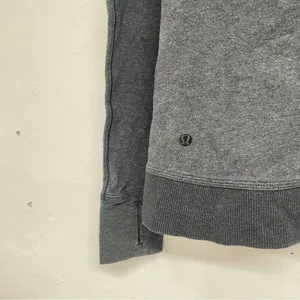 Lululemon Grey Funnel Neck Long Sleeve Hoodie Sweatshirt Women 2 Casual Athletic thumbnail 7