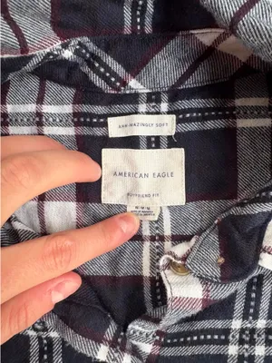 American Eagle Boyfriend Fit Flannel thumbnail 2