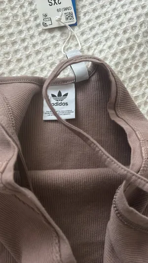 Adidas NWT chocolate brown scoop neck spaghetti strap body suit thumbnail 5