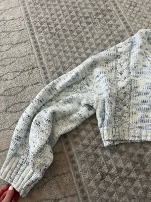Altar'd State Sweater Knit White  thumbnail 3