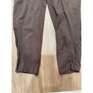Lululemon dance Studio Jogger‎ 2 Brown Java Pinstripe LW6CDQS High Pants thumbnail 2