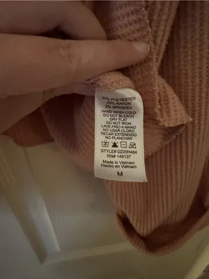 Altar'd State Dusty Rose V-Neck Knit Sweater thumbnail 3
