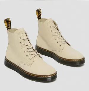 Dr. Martens Charlee Chukka Boots Parchment Beige Milled Nubuck Women US‎ 10 UK 8 thumbnail 1
