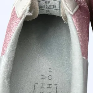 Shu Shop REBA White & Pink Sparkle Tennis Shoes Fashion Sneaker size 6.5 Glitter thumbnail 12