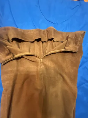 Vintage Boho Faux Suede Jacket and Trouser Pant 2-Piece Suit Set thumbnail 12