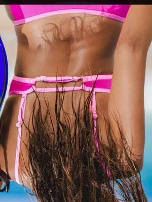 Cupshe Alegria Pink Cut Out Swim Bikini Top Size S thumbnail 2