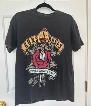 Guns and roses cotton on relaxed boyfriend tee thumbnail 1