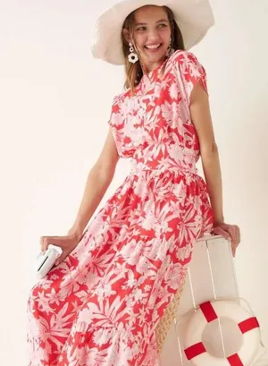 Mittoshop Tropical Print Top and Skirt‎ Set thumbnail 1