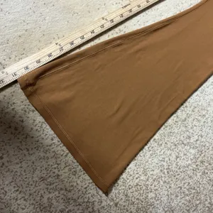 Y2K OFFLINE‎ by Aerie Real Me High Rise Ruched Flare Leggings Brown Size M thumbnail 6