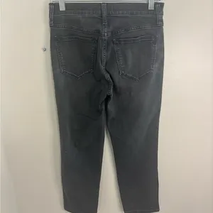 Madewell Roadtripper‎ Stovepipe Jeans Faded Black Straight Leg 26P Petite thumbnail 8