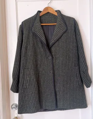 Wool Thick Lining Coat Size L thumbnail 1