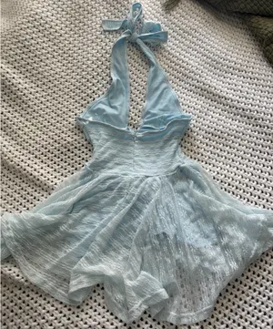New Pink Dress Blue Size M thumbnail 2