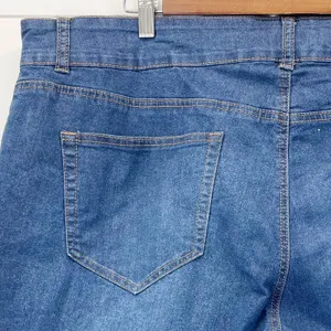 NEW Simply Emma Plus Size Denim Shorts Cuffed American Blue Wash Stretchy‎ thumbnail 5
