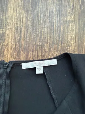 GUESS Women’s Jet Black Flutter Sleeve Romper - Size XS thumbnail 3