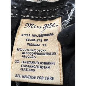 BUCKLE EXCLUSIVE Miss Me Skinny Jeans Womens 25 Contrast Stitch Embellished thumbnail 7