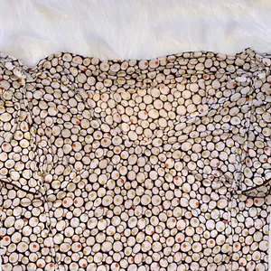 Polka Dot Blouse Tan thumbnail 2