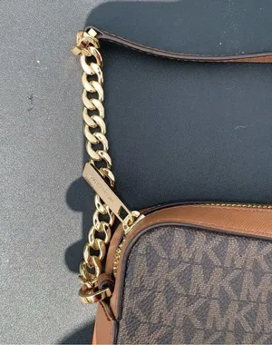 Michael Kors Jet Set Brown/Acorn Large Crossbody Purse thumbnail 9