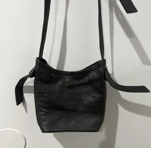 Lucky Brand Jeun Hobo Bag Black Knot‎ Adjustable Strap Crossbody W thumbnail 1
