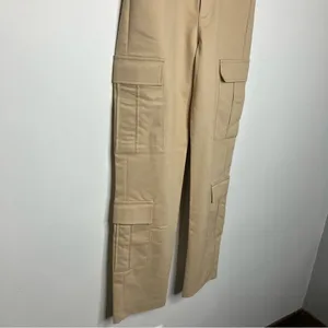 Zara double cargo pants cream‎ size XS thumbnail 3