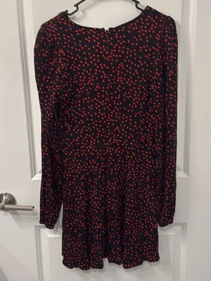 Urban Outfitters fit and flare polka dot dress size medium thumbnail 6