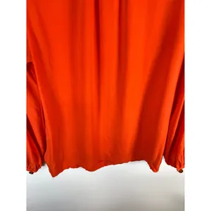 Tory Burch Orange 100% Silk Long Sleeve Blouse Top Style 11111168 Womens‎ Size 2 thumbnail 10