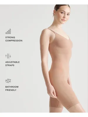 NWT Quince Sculpting Mid-Thigh Bodysuit - Size: Small thumbnail 7