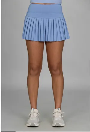 Gold Hinge PERIWINKLE PLEATED TENNIS SKIRT thumbnail 3