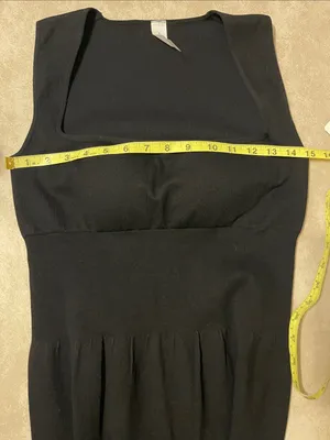 OTOS Seamless Black Jumpsuit with Built-In Bust Support Wide leg thumbnail 7