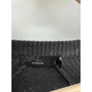 Prana Avalone Dress Womens Small Grey Two-Tone V-Neck Knit Sweater W33180721‎ thumbnail 6