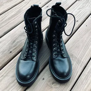 Modern chunky platform combat boots 🖤🖤🖤 thumbnail 2