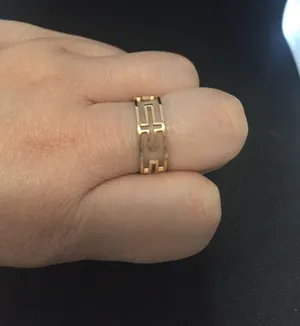 Handmade Golden cross stainless steel ring - Size 8.5 thumbnail 3