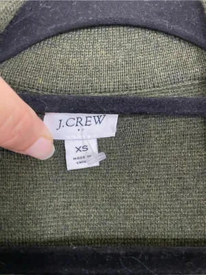 J. Crew Green Schoolboy Classic Fit Sweater Blazer Size XS thumbnail 4
