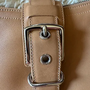Vtg COACH Hampton camel leather Y2K Demi small shoulder bag 7540 thumbnail 2