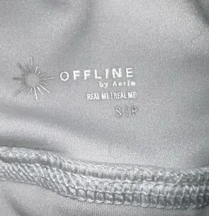 Athletic OFFLINE by Aerie Dress White Ribbed Cut-Out Tennis Skort thumbnail 5