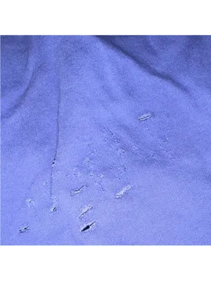 Victoria’s Secret pink purple distressed crewneck crew sweatshirt thumbnail 3