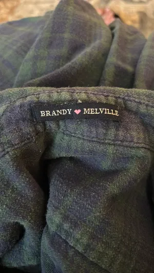 Brandy Melville Flannel Plaid thumbnail 4