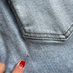 Studio Blue Straight Leg Light Wash Jeans Size 27 Flaws thumbnail 3