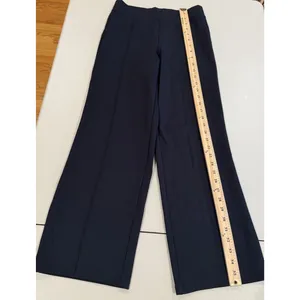 Old Navy Stevie Straight Leg Pants Womens Small Navy Elastic Minimal Travel Work thumbnail 4