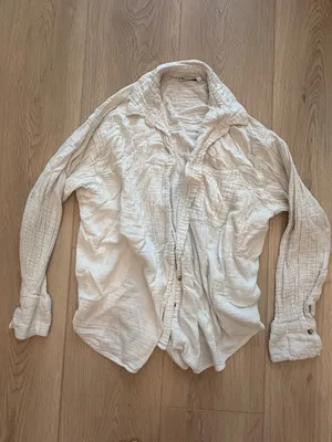 ASOS Crisp White Button-Up Relaxed Shirt thumbnail 2