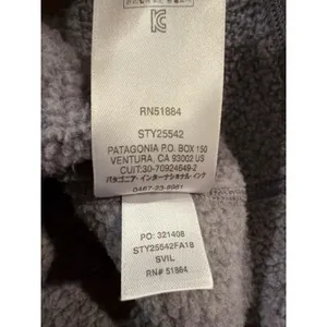 Patagonia Better Sweater Jacket XS Heathered Lavender Full Zip Fleece STY25542 thumbnail 7