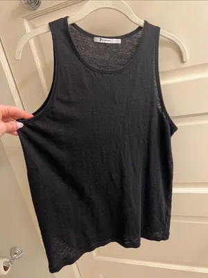 Alexander Wang linen tank top Black Size XS thumbnail 2